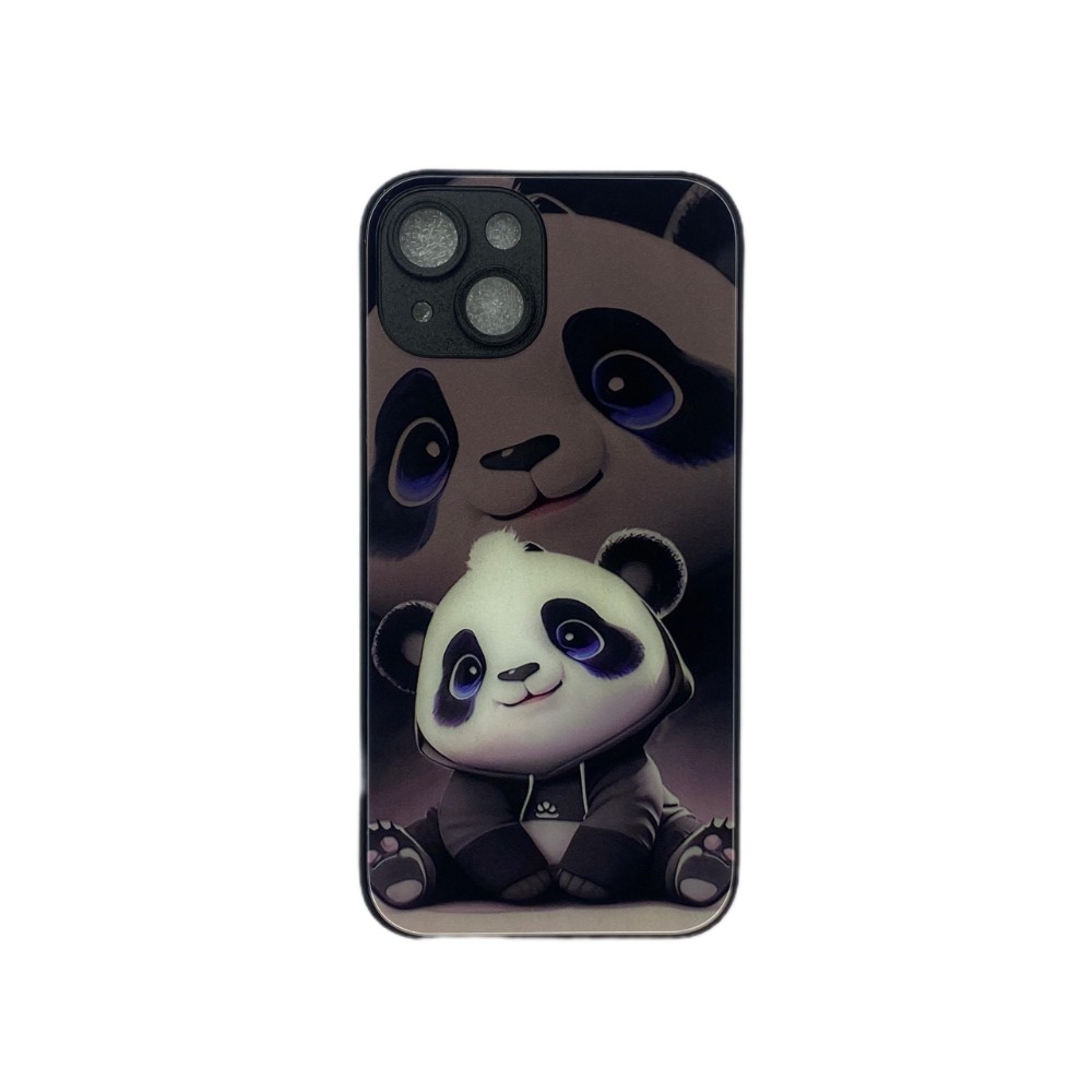 Forro Stickers iPhone 14 – Negro Panda