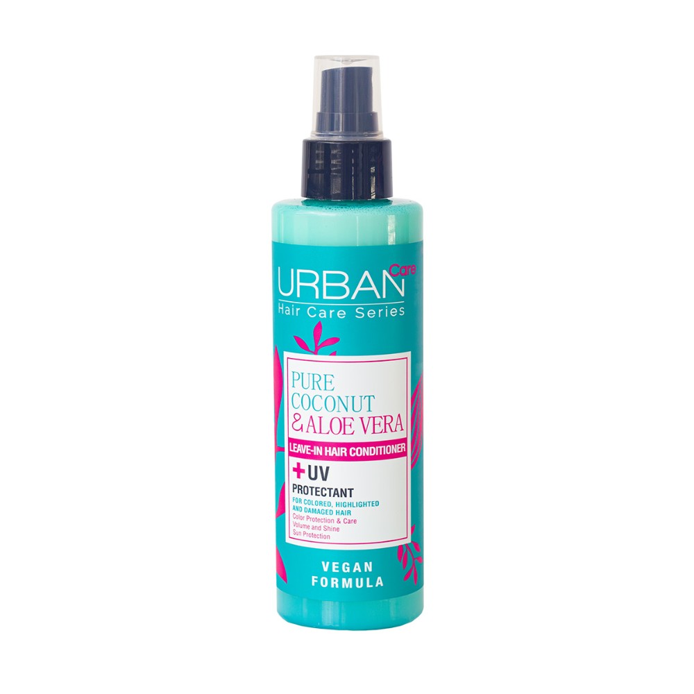 Spray acondicionador Urban care con aloe vera y coco puro +UV 200ml