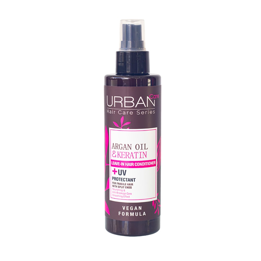 Spray acondicionador Urban Care con aceite de argán y queratina con protección +UV 200ml