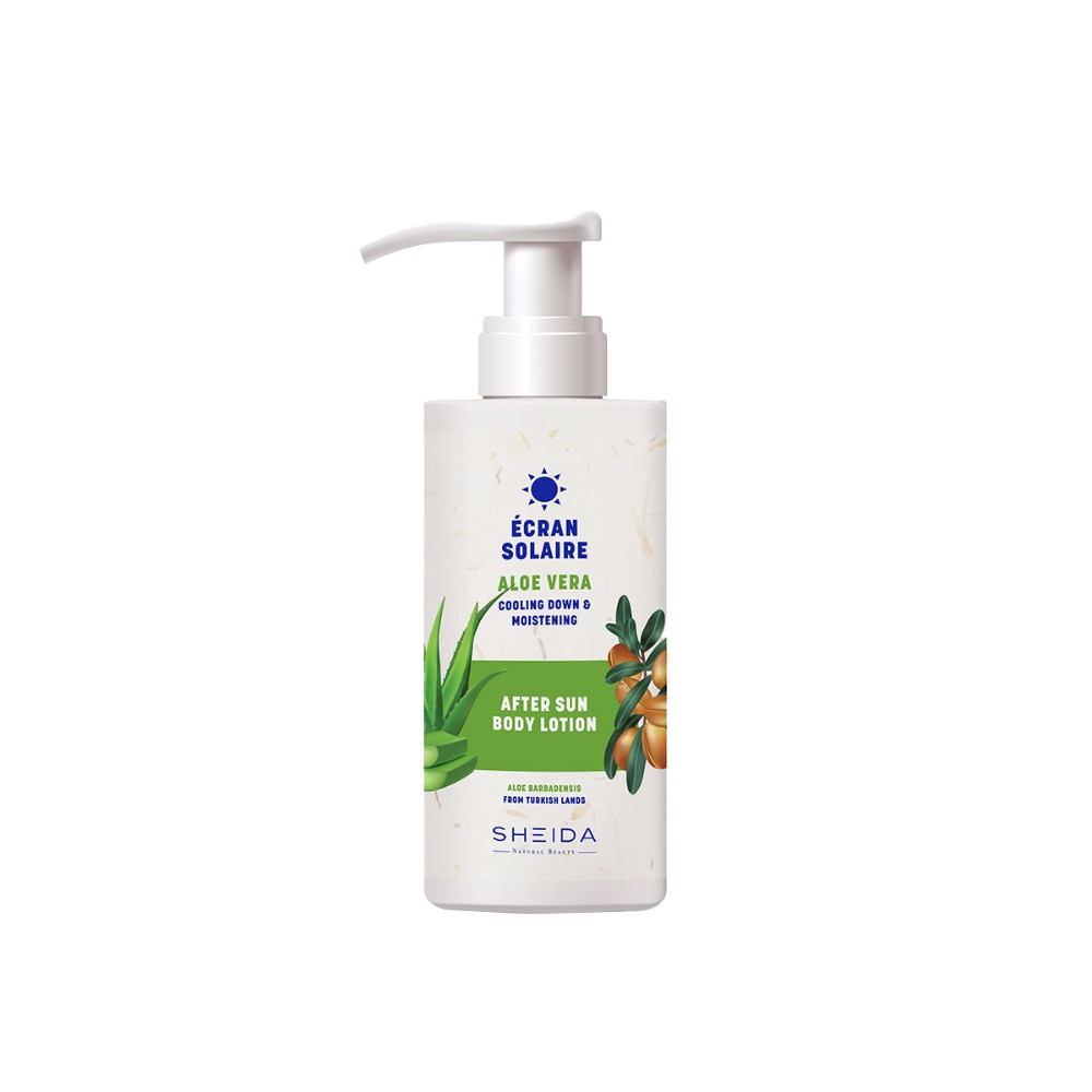 Loción Corporal Hidratante y Calmante Para Después del Sol Sheida Ecran Solaire 250 ml