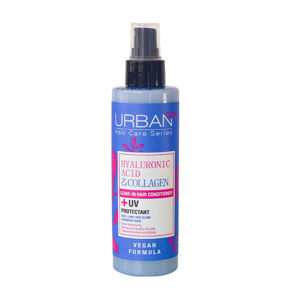 Spray acondicionador Urban Care con Ácido hialurónico y colágeno con protección +UV 200ml