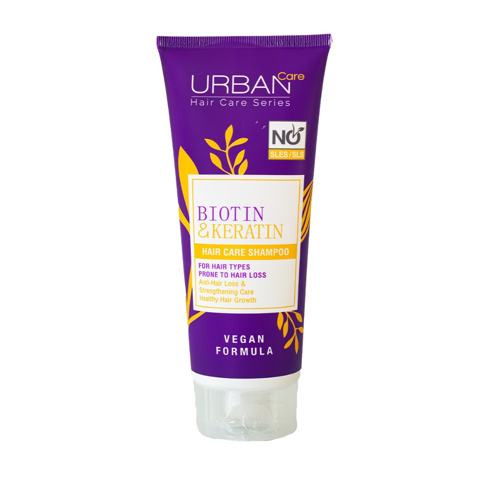 Champú Urban Care para el Cuidado del Cabello con Biotina y Queratina 250ml
