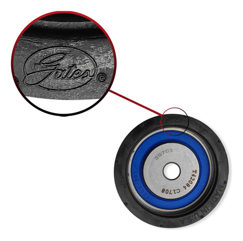 Kit Tiempo Gates Chevrolet Optra 1.8 Limited Tapa Negra 2008 - Vista 4