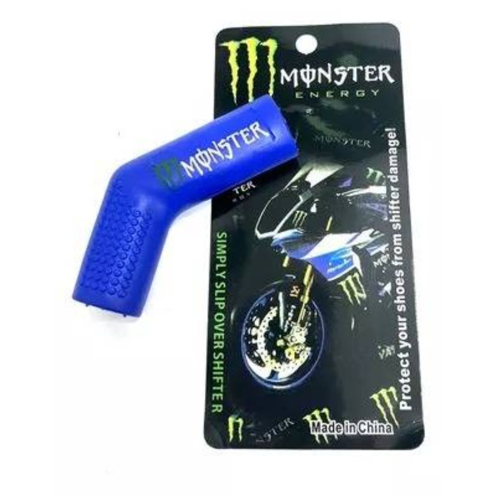 Goma Protectora Pedal de Cambio Azul Monster Racing Cbr R1 R6 Gsxr Azul