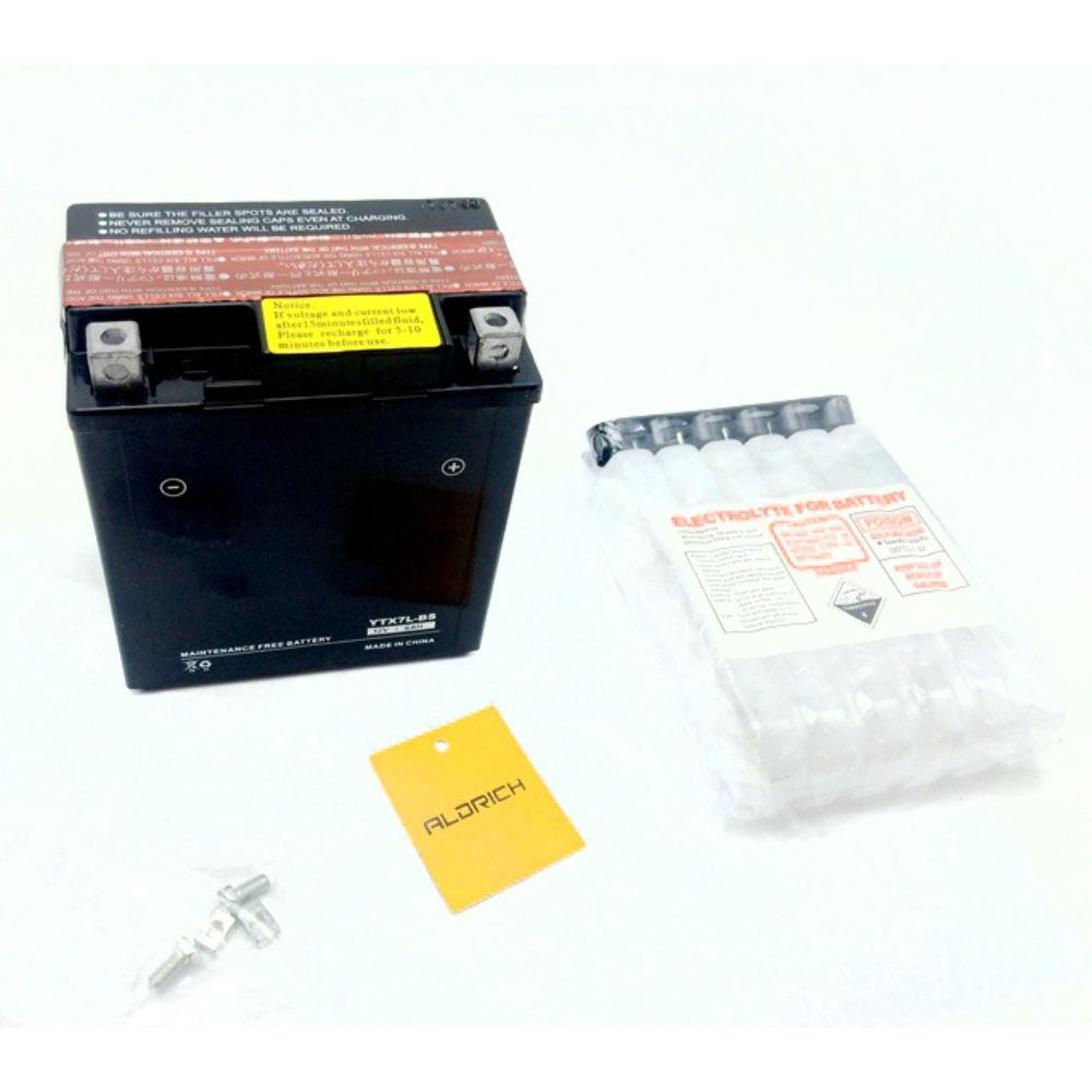 Batería Aldrich YTX7L-BS Gel Dr200 Nx400 Falcon Fazer 250 Tx200 Outlook Hj150-9 Cool Hj200