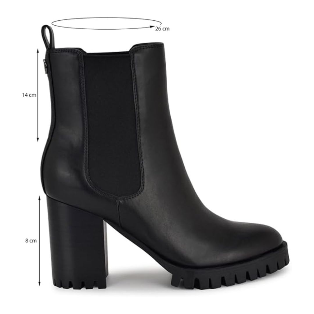 Botin Kort Nine West Negro - Vista 2