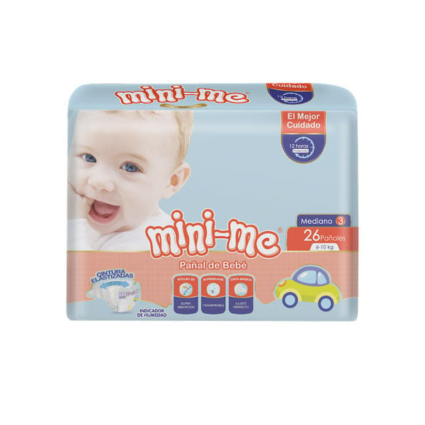 Pañales Mini-Me Textura de Algodón - Vista 4