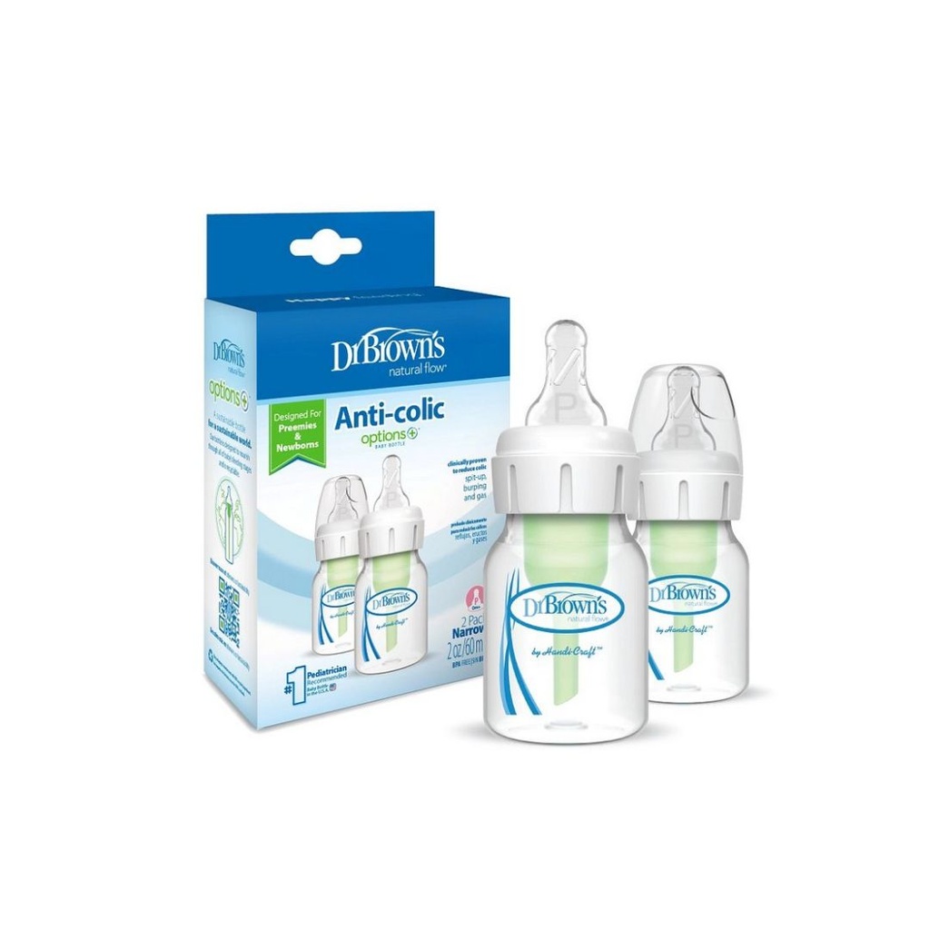 Teteros Anticólico 60 Ml - Para Bebés Prematuros