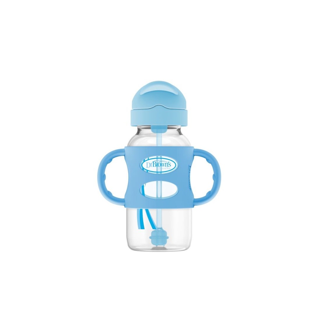 Tetero De Transición Con Aza Azul