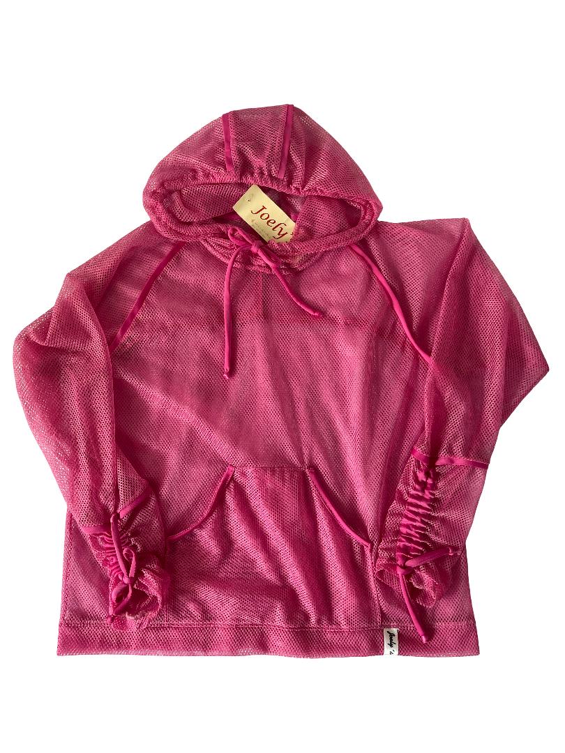 Chaqueta de malla Joely’s con capucha - Vista 3