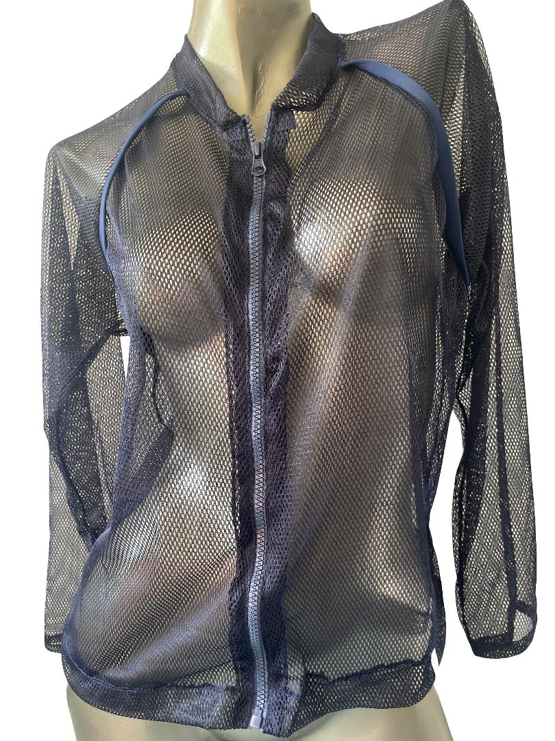 Chaqueta de malla Joely’s con cierre