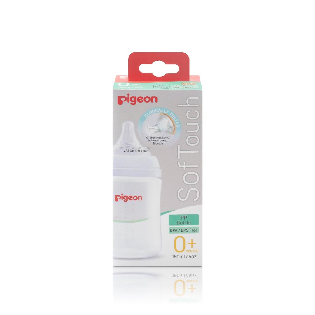 Tetero Pigeon SofTouch 160ml Blanco - Vista 4
