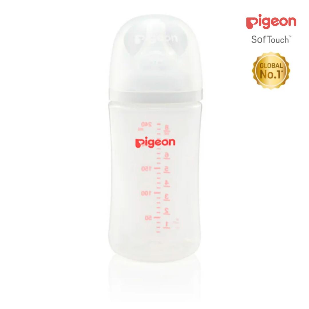Tetero Pigeon SofTouch 240ml Blanco - Vista 3
