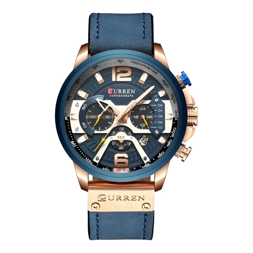 Reloj Curren 8329 Elegante con Movimiento de Cuarzo Japonés 48mm