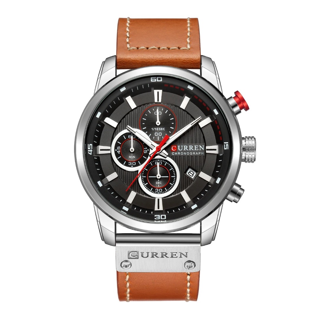 Reloj Curren 8291 Cronógrafo con Movimiento de Cuarzo Japonés 44mm