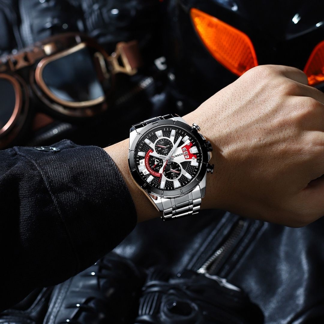 Reloj Curren 8401 Estilo Deportivo, Esferas Multifunción y Alta Resistencia 47mm - Vista 4