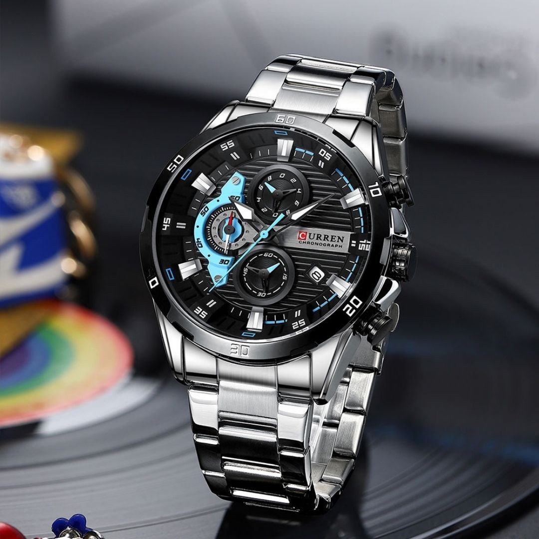 Reloj Curren 8402 Acero Inoxidable con Movimiento Japonés 47mm - Vista 2