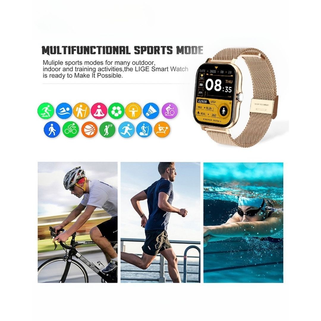 Reloj Inteligente DBOGA Y13 HD 1.7" con Fitness, Llamadas y Notificaciones - Vista 3