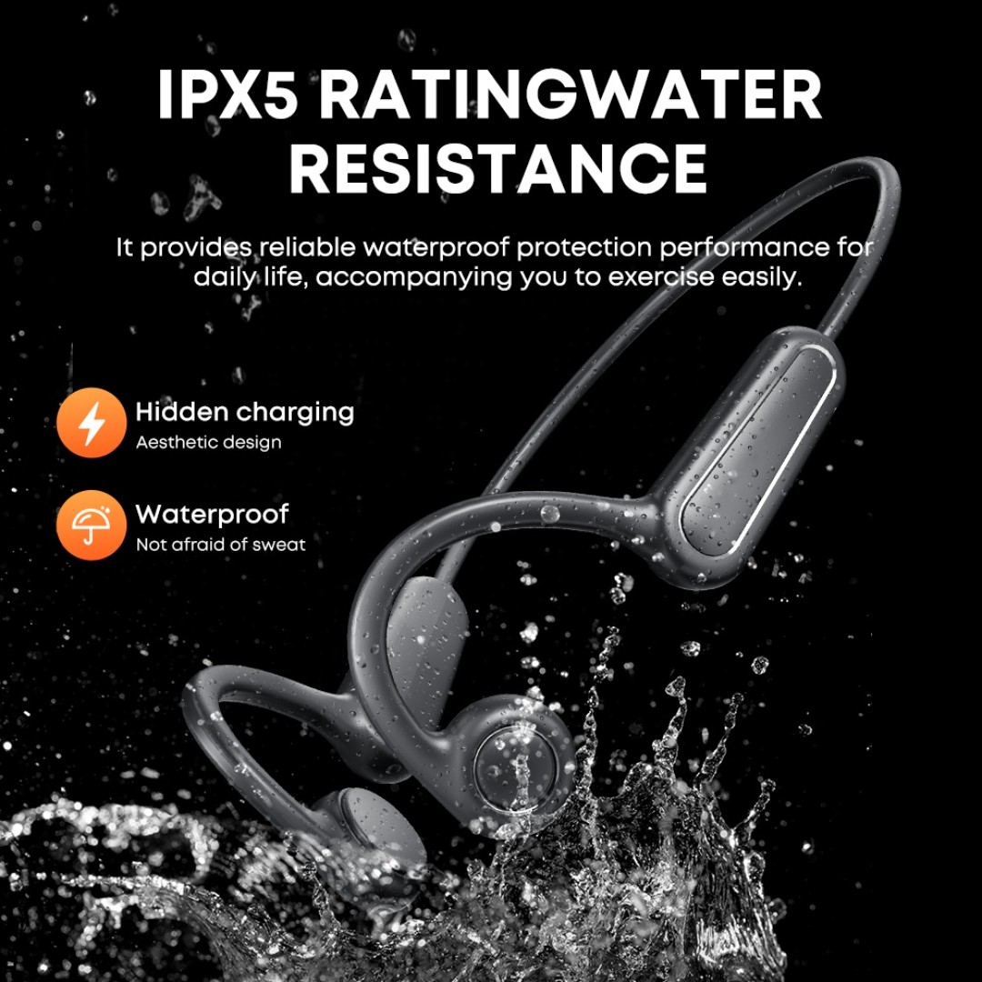 Auriculares de Conducción Ósea Langsdom BE13, IPX5, 13h Música, Bluetooth 5.4, Ligeros