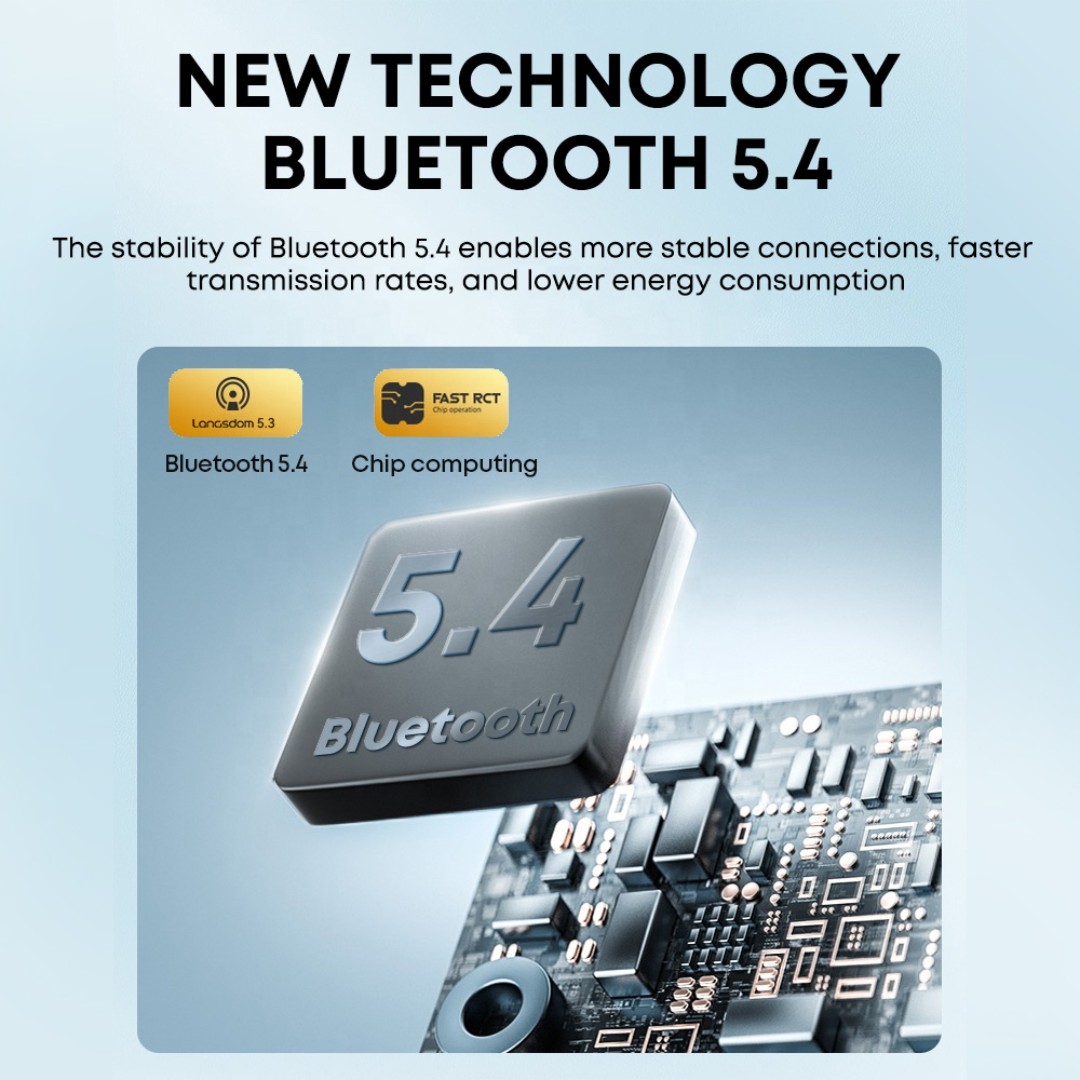 Auriculares de Conducción Ósea Langsdom BE13, IPX5, 13h Música, Bluetooth 5.4, Ligeros - Vista 2