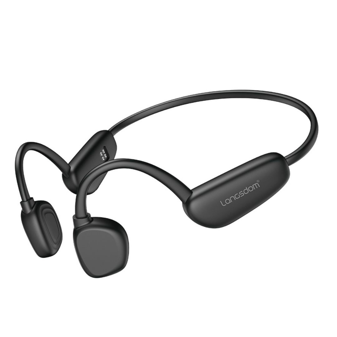 Auriculares de Conducción Ósea Langsdom BE12, 32 GB, IPX6, 11 h música, Bluetooth 5.3