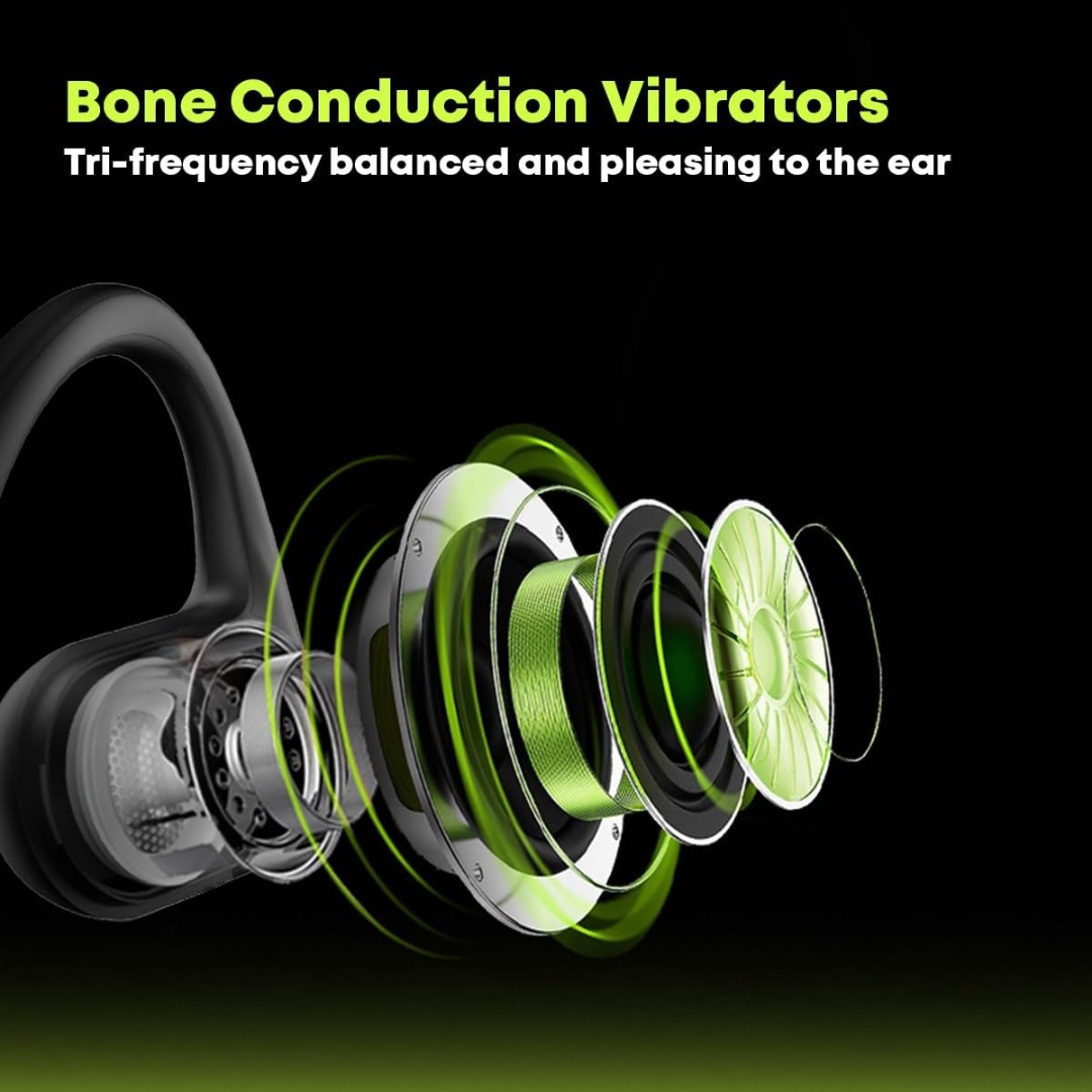 Auriculares de Conducción Ósea Langsdom BE17 32 GB, Sumergibles, Bluetooth 5.4, 10h Música - Vista 3