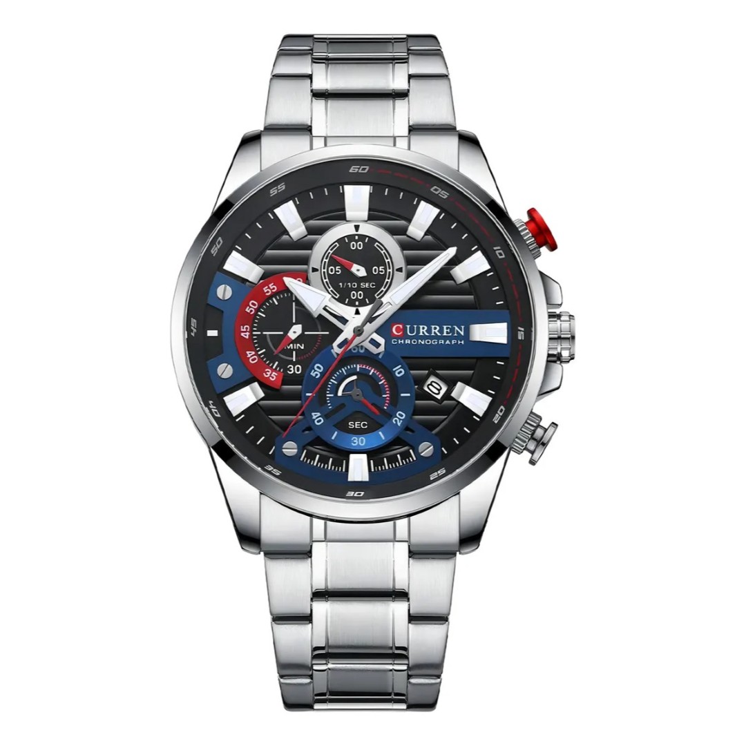 Reloj Curren 8415 de 47mm con correa de acero inoxidable