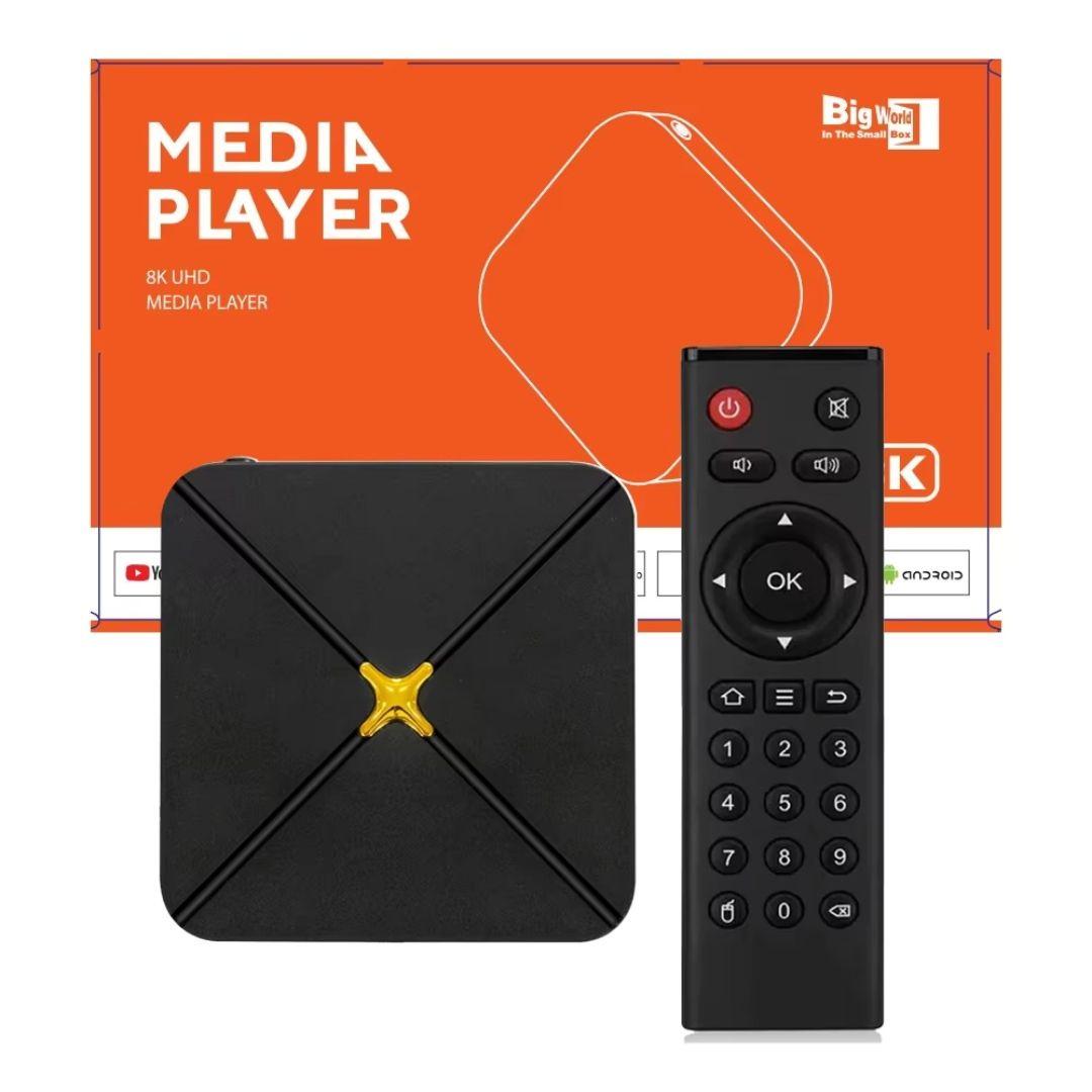 Android TV Box iHomeLife 4K con WiFi 5G, Bluetooth 5.0 ,2GB RAM, 8GB ROM