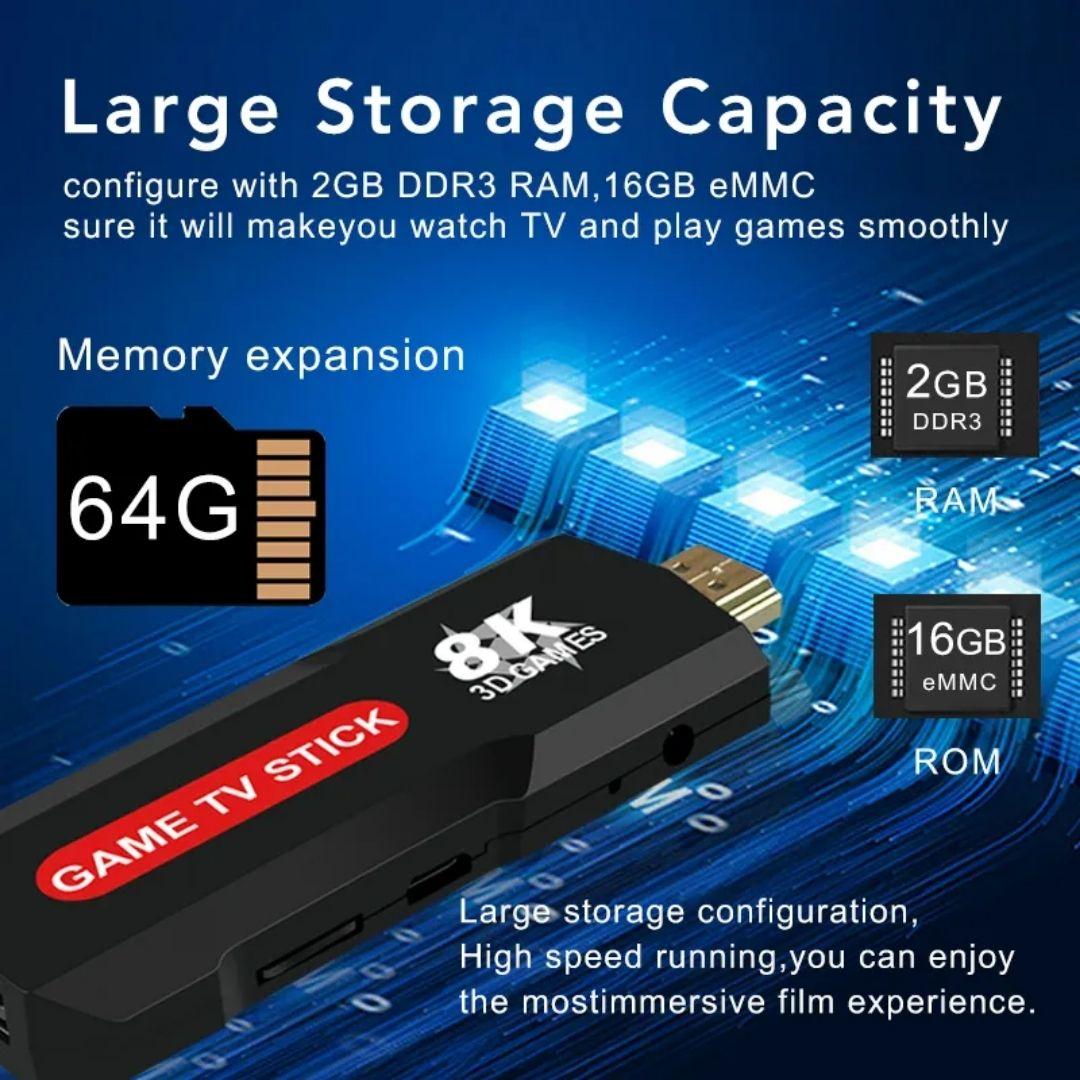 TV Stick X2 iHomeLife Android 13, 16GB + 64GB, 10.000 Juegos, 8K - Vista 4