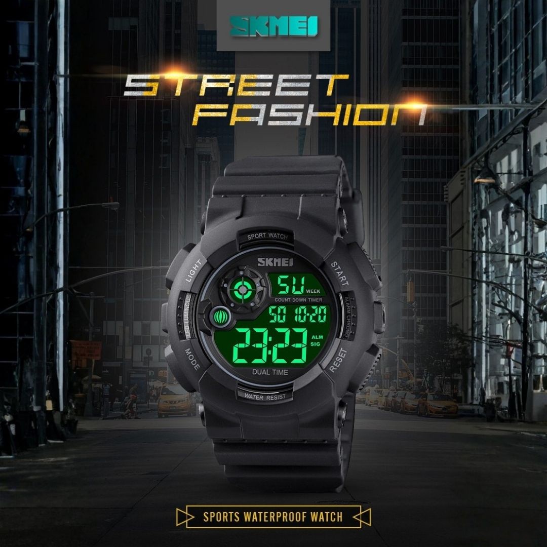 Reloj SKMEI 1583 Resistente al Agua 50M con Correa PU Alemana - Vista 2