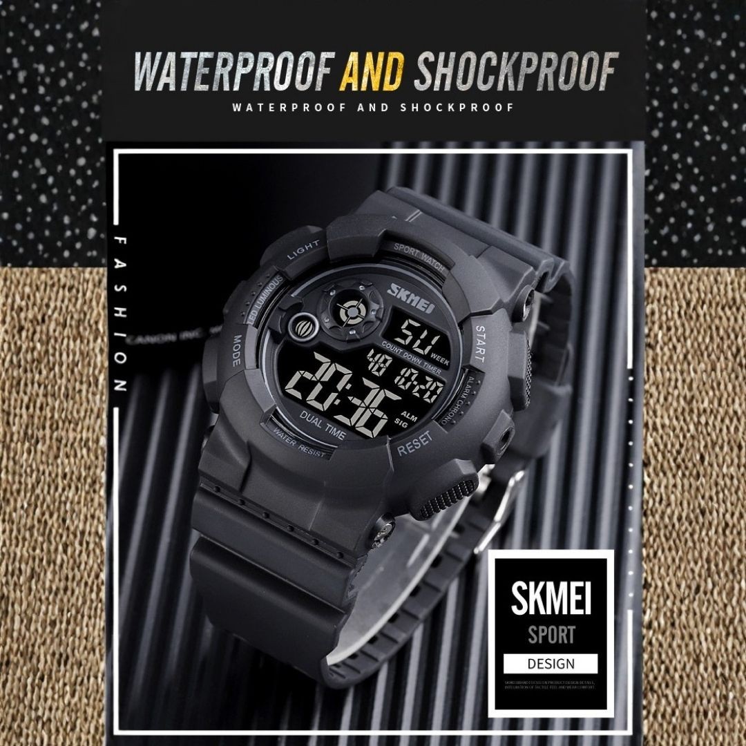 Reloj SKMEI 1583 Resistente al Agua 50M con Correa PU Alemana - Vista 3
