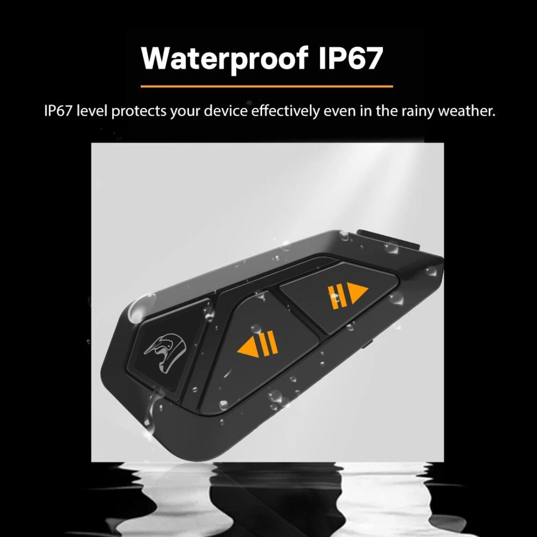 Intercomunicador para Casco Moto FreedConn FG alcance 1.2 km, Bluetooth 5.0 - Vista 4