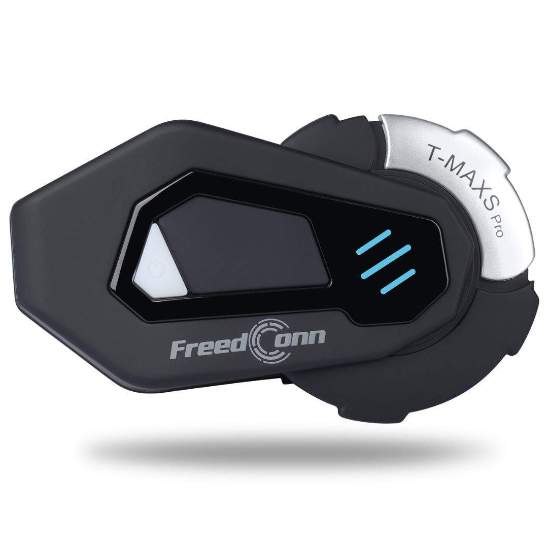 Intercomunicador para Casco Moto FreedConn TMAX S PRO Alcance 1.2 km, Bluetooth 5.0, Batería 570 mAh