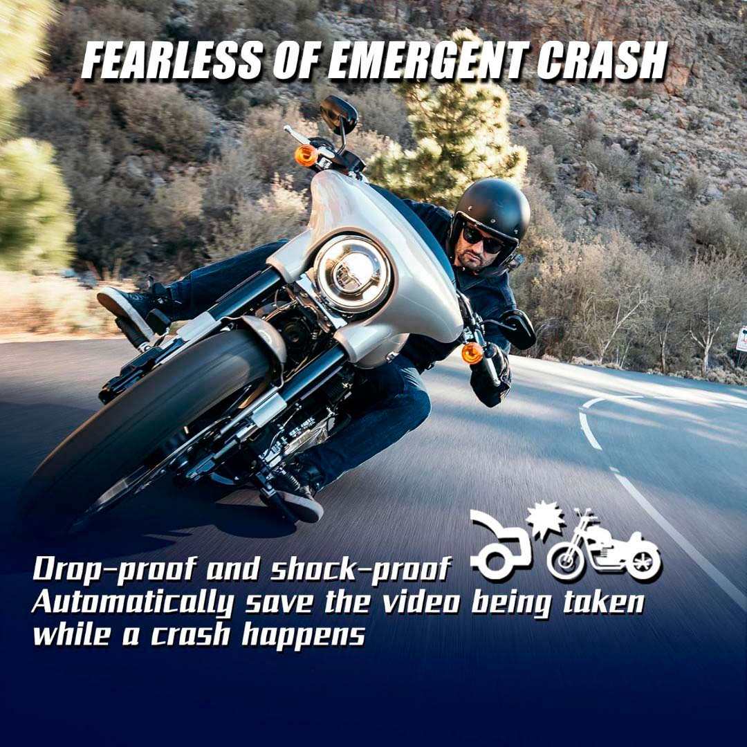 Intercomunicador para Casco Moto FreedConn R3 PRO Cámara 2K, Alcance 1 km, Batería 2000 mAh - Vista 8