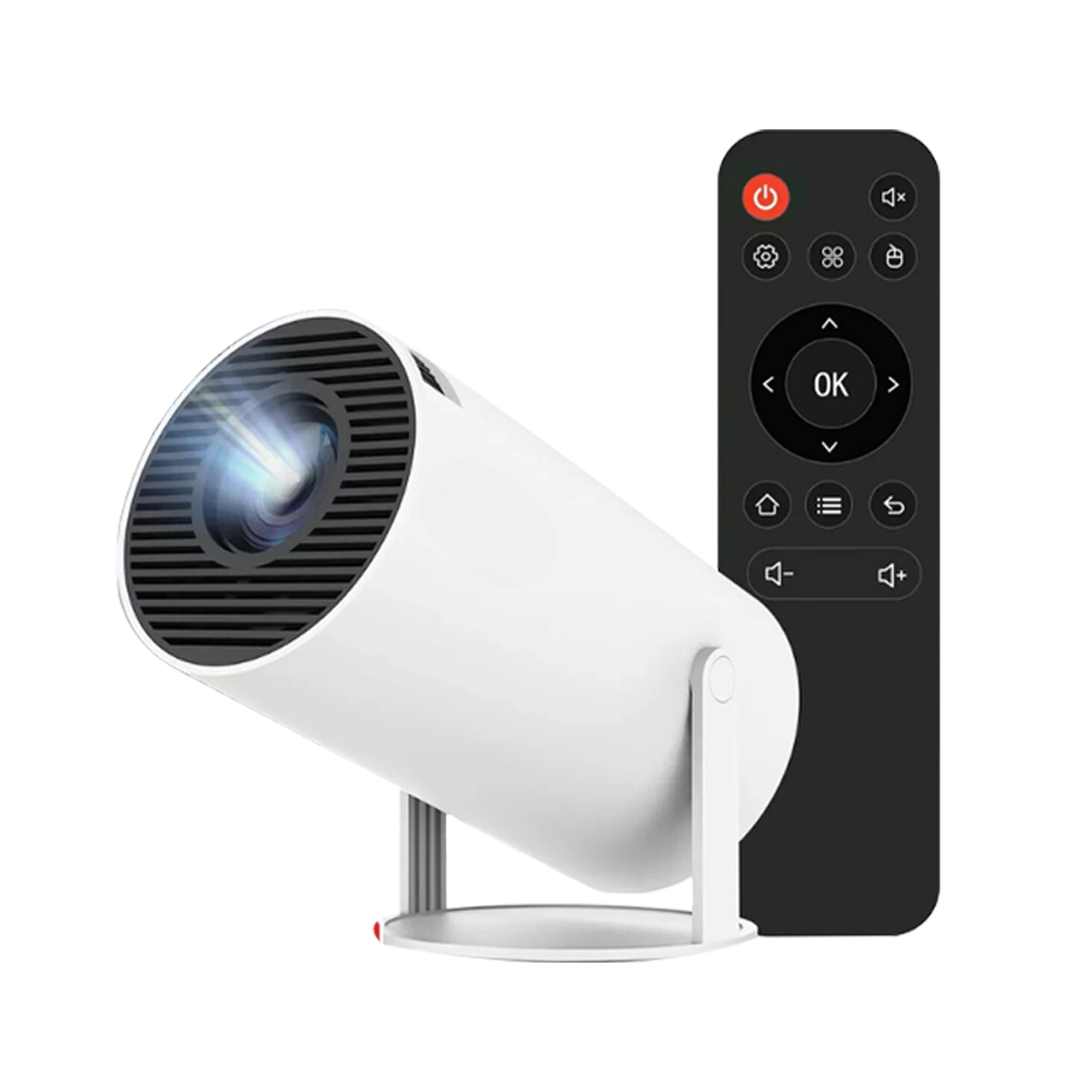 Proyector Streaming Full HD - Wi-Fi y Bluetooth - Compatible con Netflix y YouTube + Control Remoto