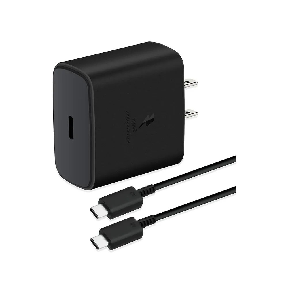 Taco Cargador + Cable Samsung 45W – carga ultra rápida USB-C 1.8 m