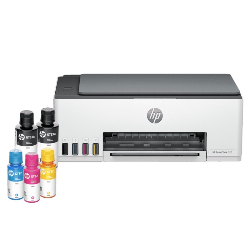 Impresora Multifuncional HP Smart Tank 520 – Sistema de Tinta Continua Wi-Fi Color