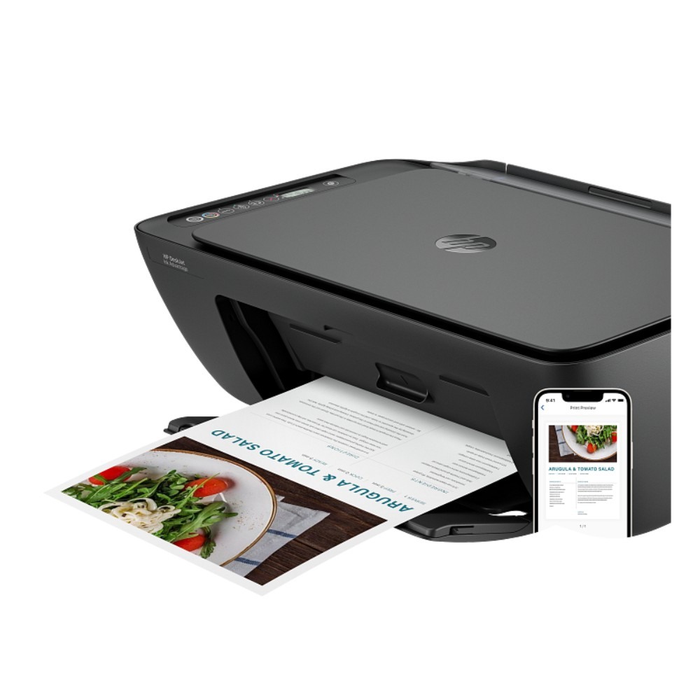 Impresora Multifuncional HP DeskJet 2874 – Imprime, Copia y Escanea Wi-Fi Color - Vista 2