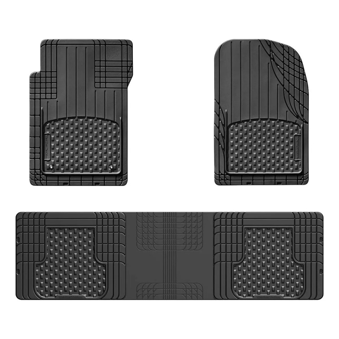 Alfombra Universal Para Carro WeatherTech – Juego Corrido Negro