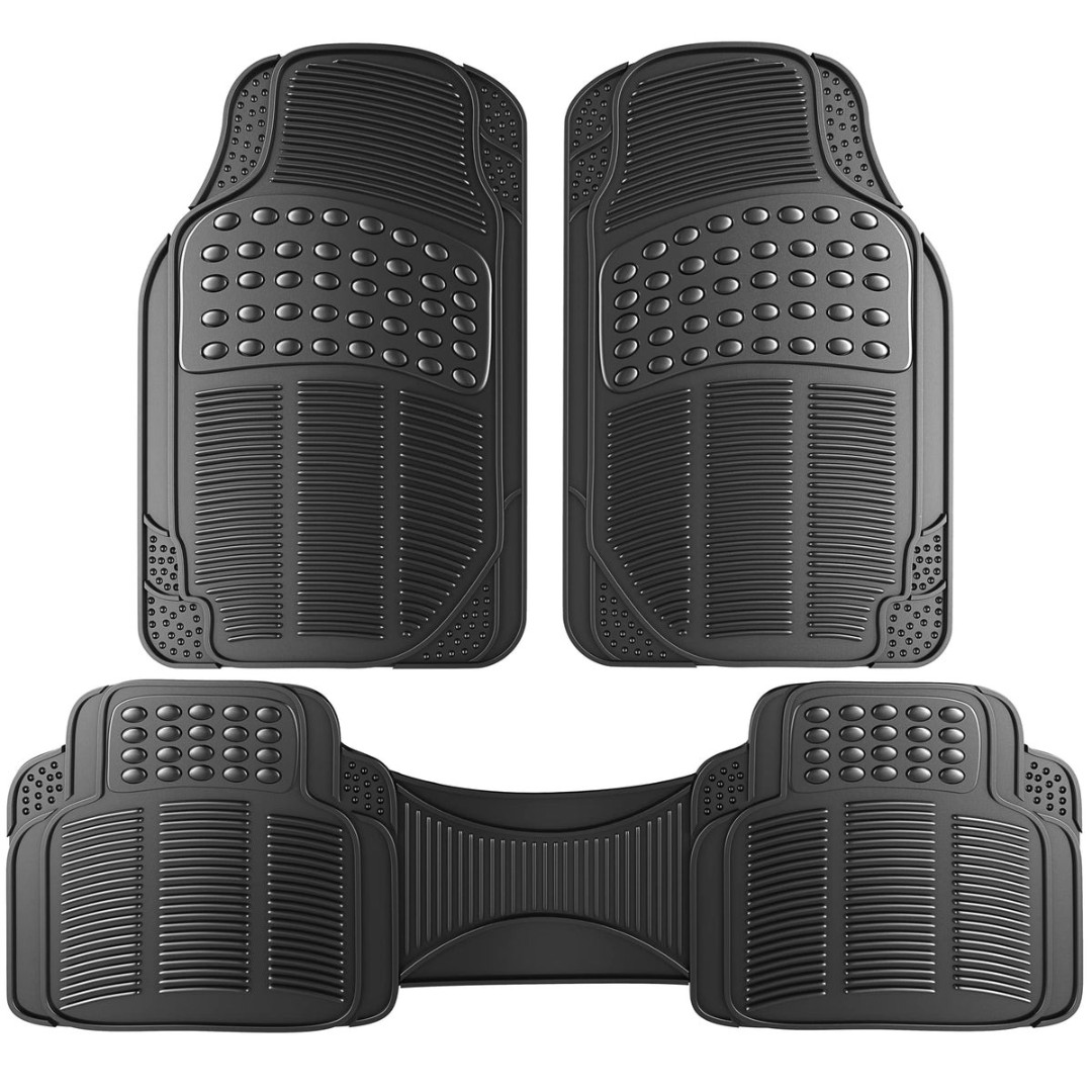 Alfombra Clásica para Carro Equipanéate – Set 3 Piezas Negro
