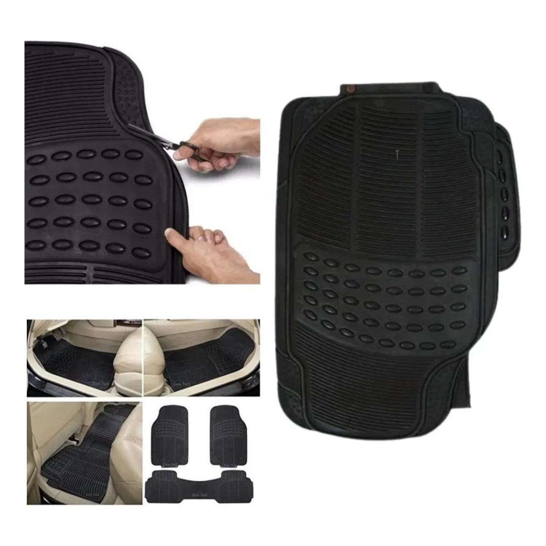 Alfombra Clásica para Carro Equipanéate – Set 3 Piezas Negro - Vista 2