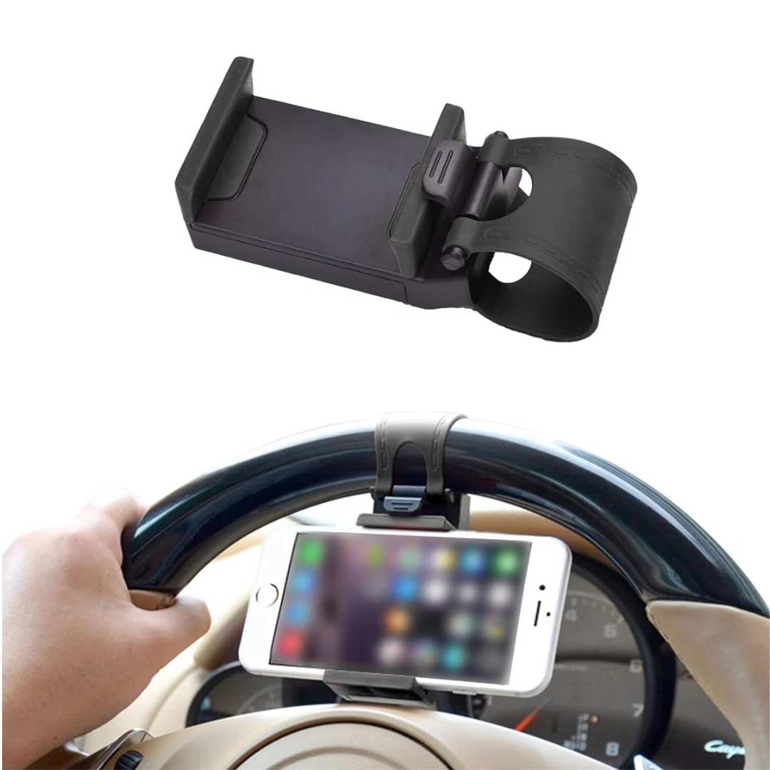 Porta Celular Base Gps Volante Carro Moto Bicicleta