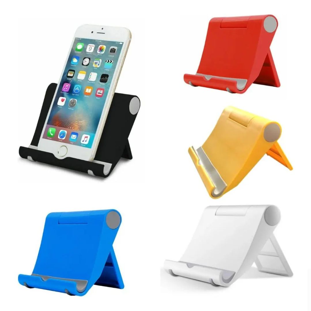 Base Soporte Telefono Porta Celular Plegable Plastica Mesa