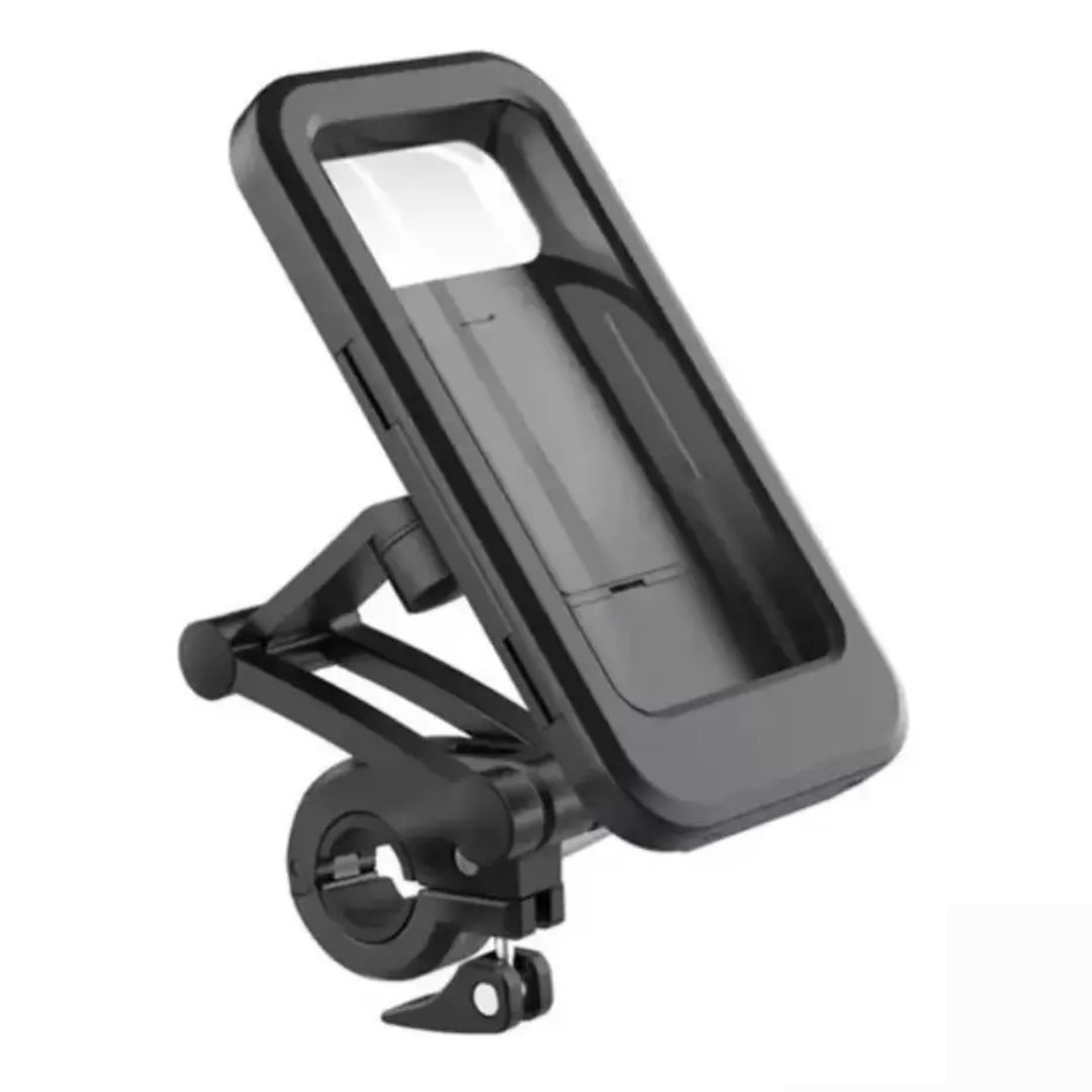 Base Soporte Impermeable Celular Moto Manubrio Ajustable 360