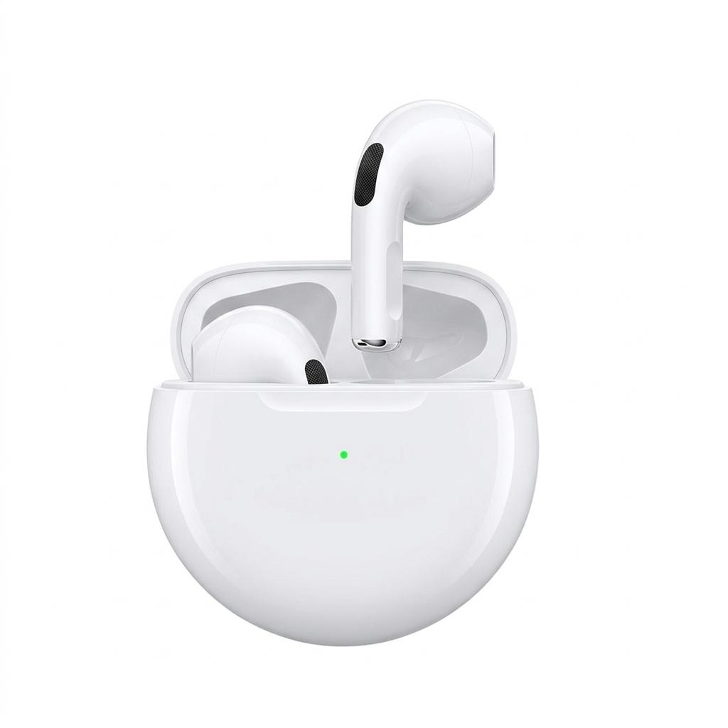 Audífonos Inalámbricos Bluetooth Recargable AirPods Pro 6 Blanco