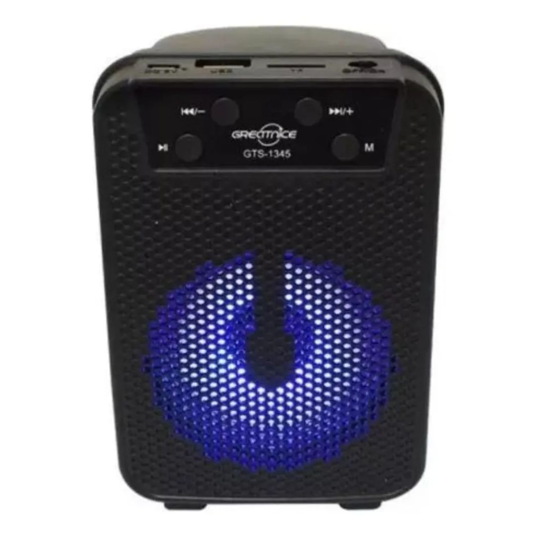 Corneta Gts-1271 Recargable Usb Portátil Bluetooth Radio Sd