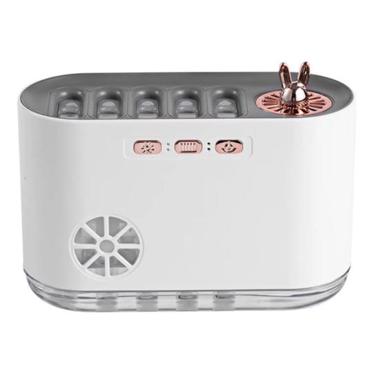 Humidificador Fuego Rgb Aromas Sonido Esencia De Regalo