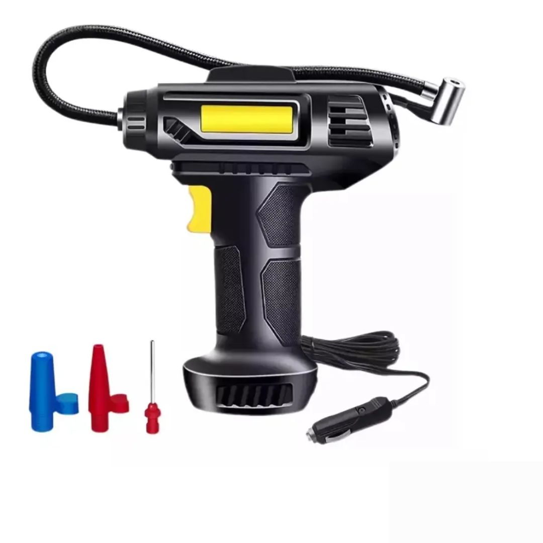 Inflador De Cauchos Compresor Aire Portatil Bomba Carro Moto