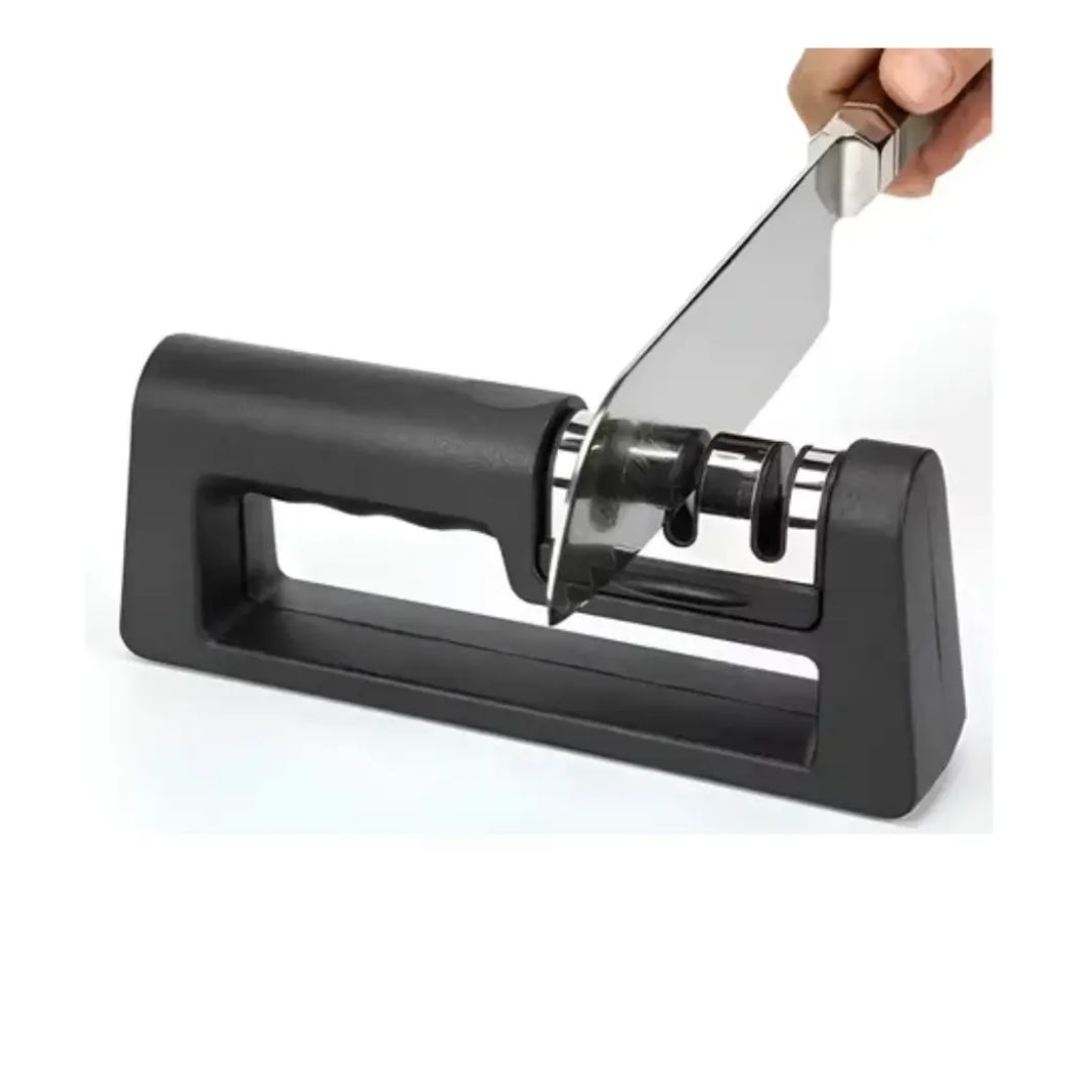 Amolador Afilador De Cuchillos Manual Portatil Tijera Cocina