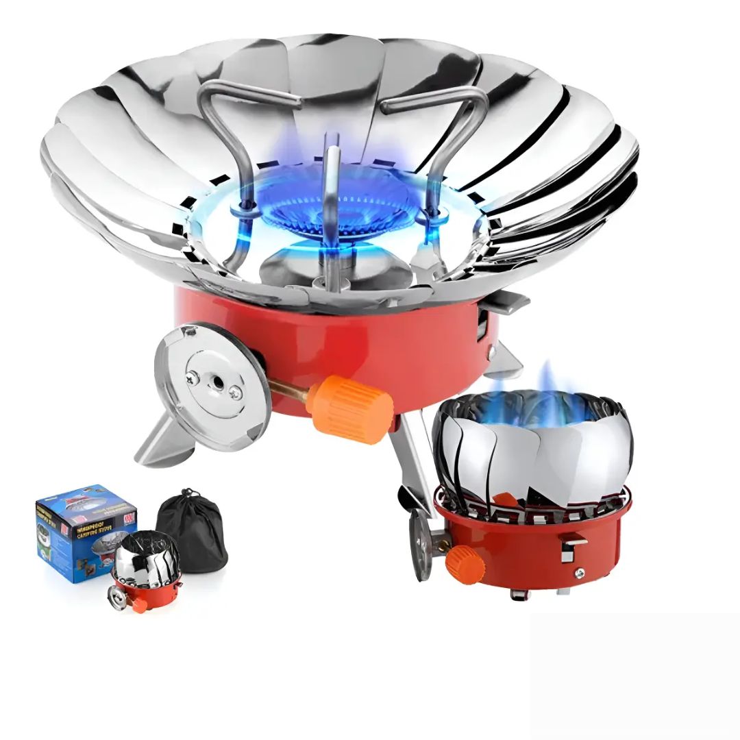 Mini Fogon Estufa A Gas Camping Portatil Hogar Aire Libre